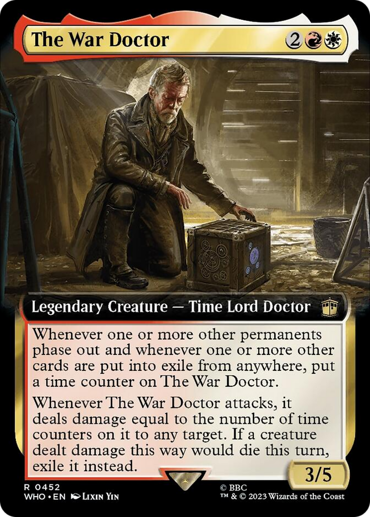 {R} The War Doctor (Extended Art) [Doctor Who][WHO 452]