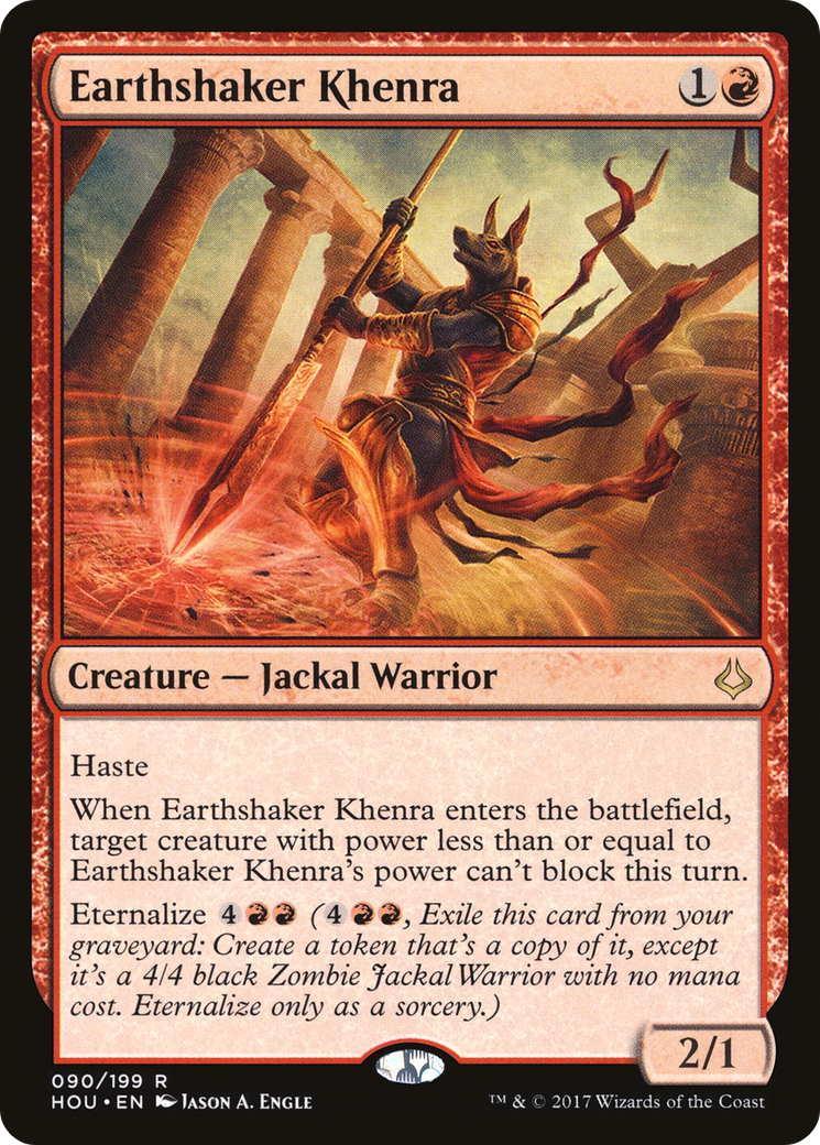 {R} Earthshaker Khenra [Hour of Devastation][HOU 090]