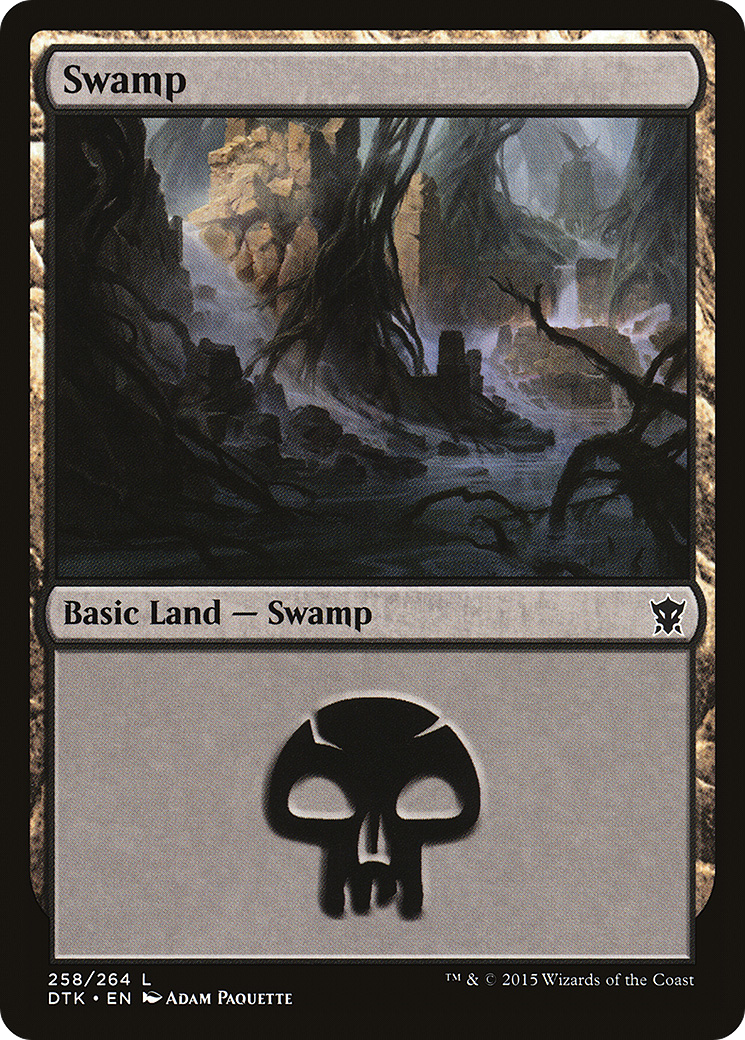 {B}[DTK 258] Swamp (258) [Dragons of Tarkir]