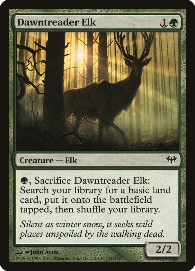 {C} Dawntreader Elk [Dark Ascension][DKA 111]