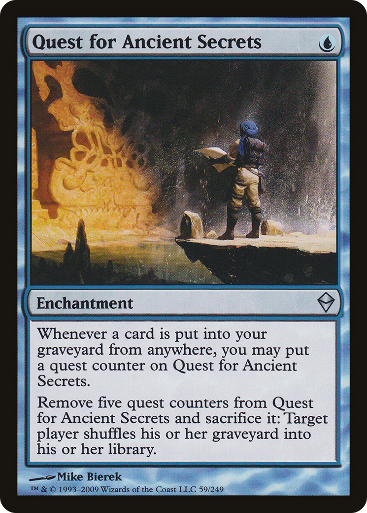 {C} Quest for Ancient Secrets [Zendikar][ZEN 059]