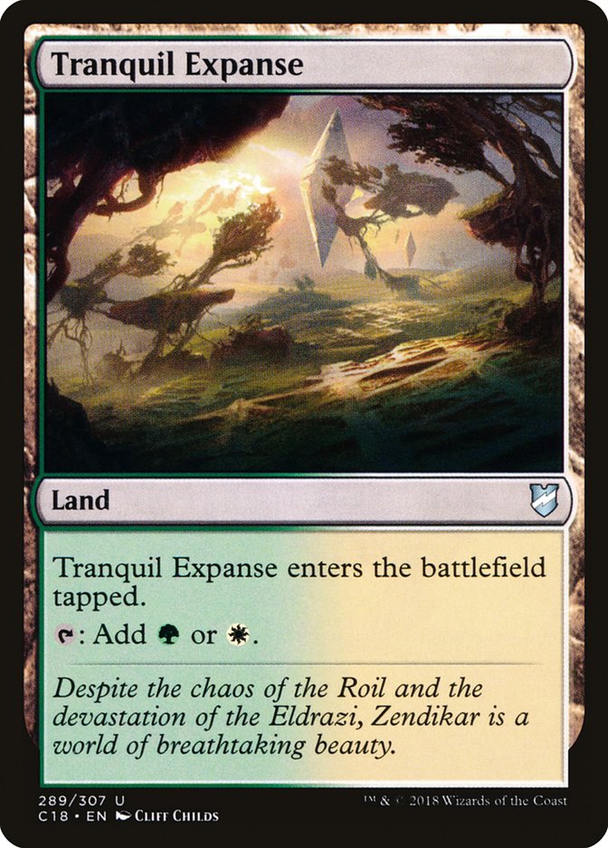 {C} Tranquil Expanse [Commander 2018][C18 289]