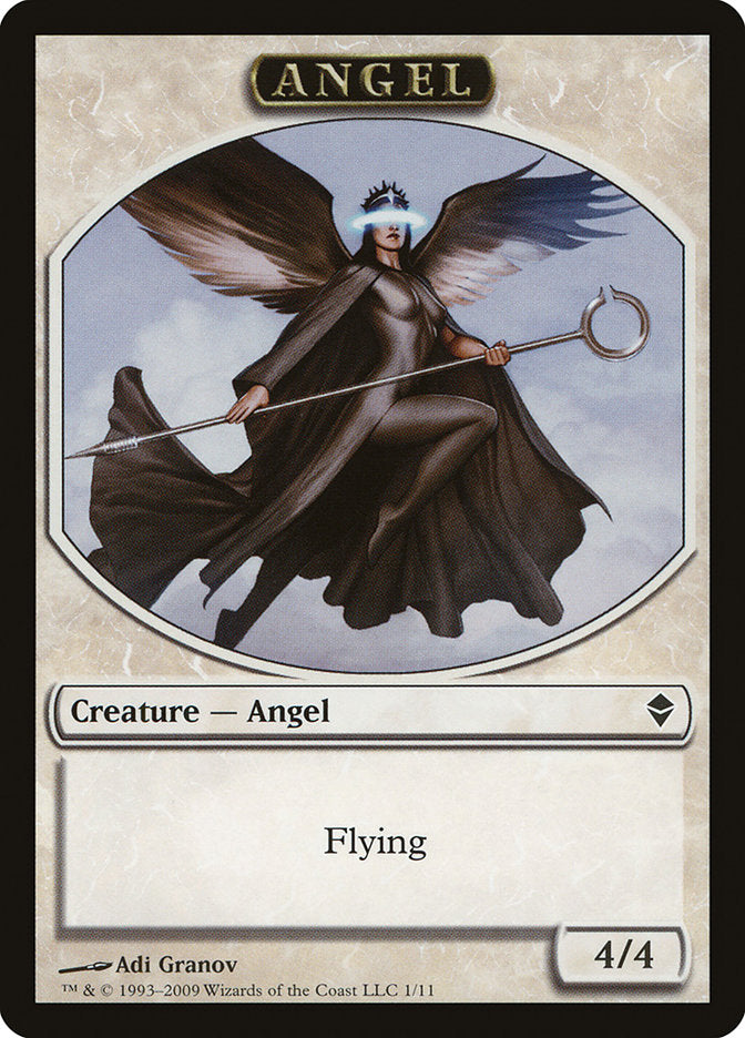 {T} Angel Token [Zendikar Tokens][TZEN 001]