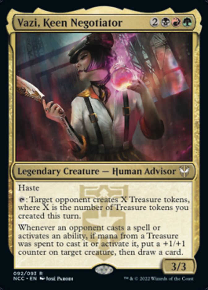 {R} Vazi, Keen Negotiator [Streets of New Capenna Commander][NCC 092]