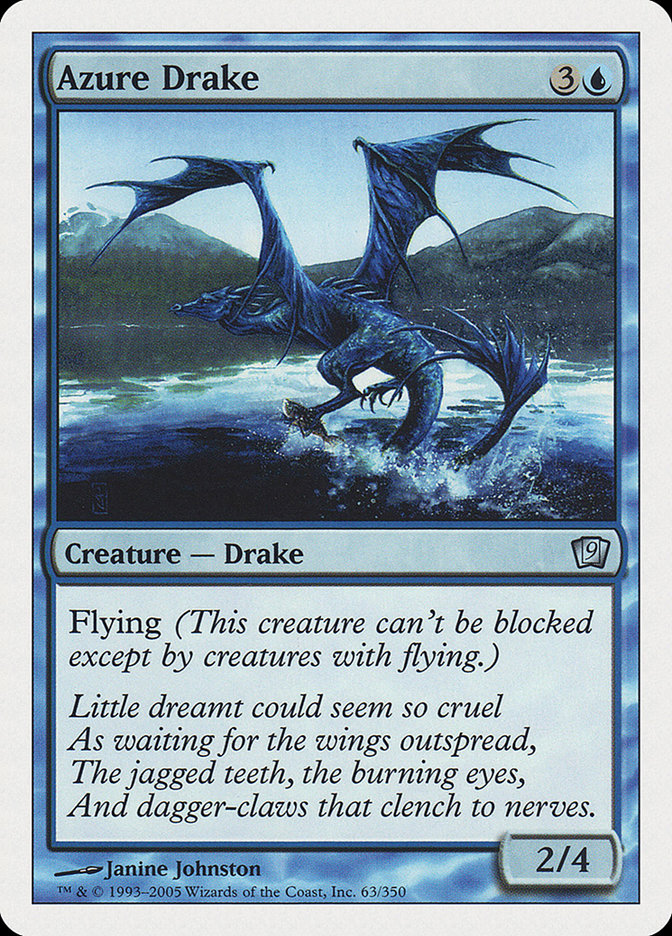 {C} Azure Drake [Ninth Edition][9ED 063]