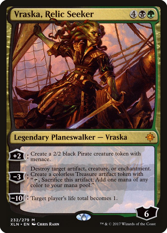 {R} Vraska, Relic Seeker [Ixalan][XLN 232]