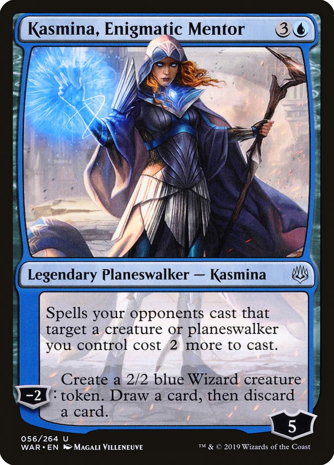 {C} Kasmina, Enigmatic Mentor [War of the Spark][WAR 056]