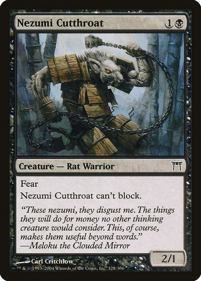 {C} Nezumi Cutthroat [Champions of Kamigawa][CHK 128]