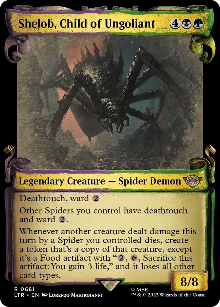 {R} Shelob, Child of Ungoliant [The Lord of the Rings: Tales of Middle-Earth Showcase Scrolls][LTR 681]