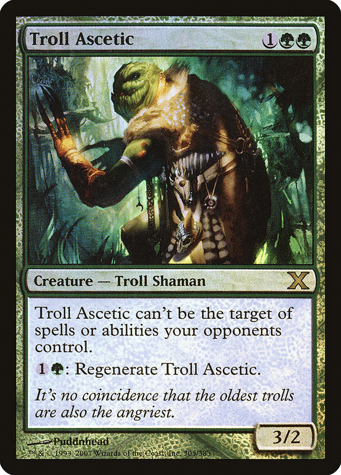 {R} Troll Ascetic (Premium Foil) [Tenth Edition][FP 10E 305]