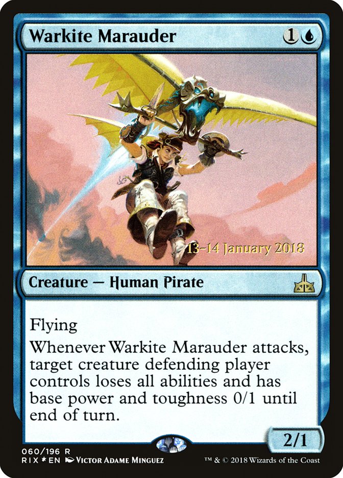 {R} Warkite Marauder [Rivals of Ixalan Prerelease Promos][PR RIX 060]