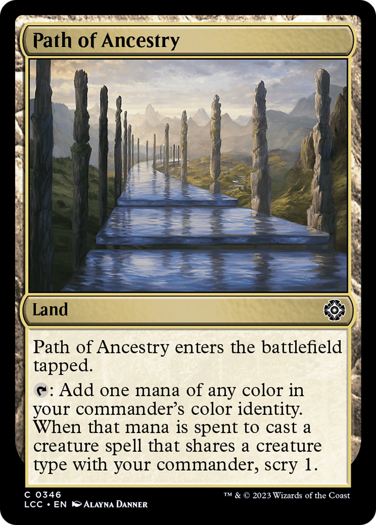 {C} Path of Ancestry [The Lost Caverns of Ixalan Commander][LCC 346]