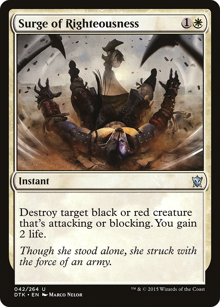 {C} Surge of Righteousness [Dragons of Tarkir][DTK 042]