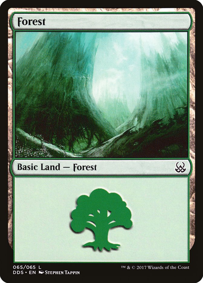 {B}[DDS 065] Forest (65) [Duel Decks: Mind vs. Might]