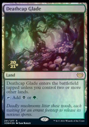 {@R} Deathcap Glade [Innistrad: Crimson Vow Prerelease Promos][PR VOW 261]