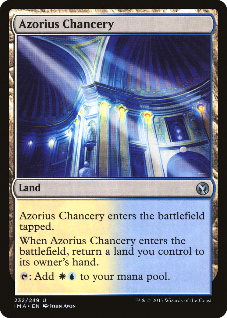 {C} Azorius Chancery [Iconic Masters][IMA 232]