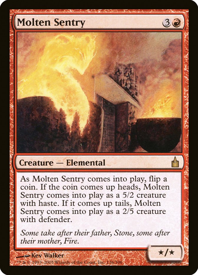 {R} Molten Sentry [Ravnica: City of Guilds][RAV 136]