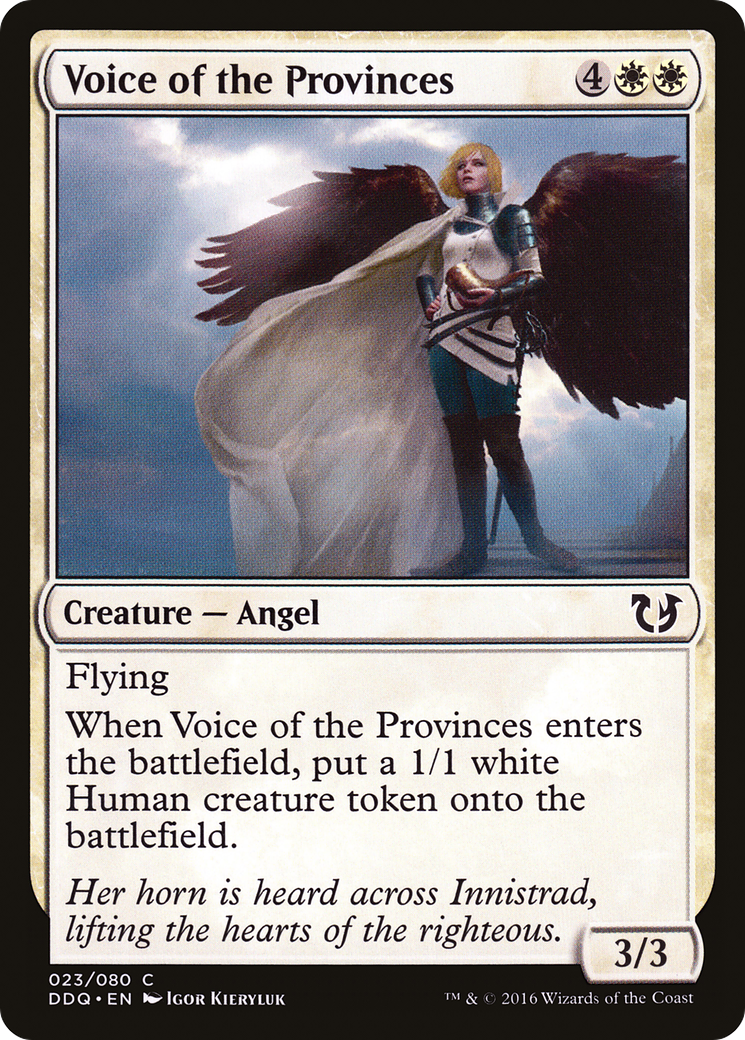 {C} Voice of the Provinces [Duel Decks: Blessed vs. Cursed][DDQ 023]