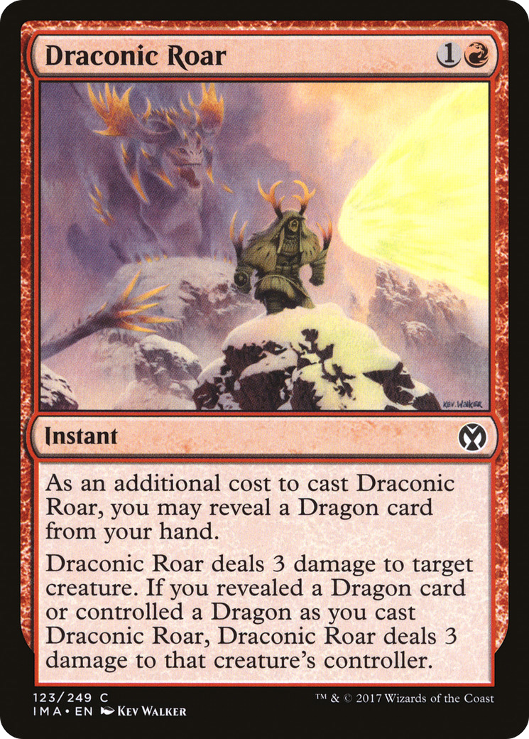 {C} Draconic Roar [Iconic Masters][IMA 123]