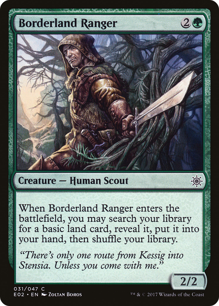 {C} Borderland Ranger [Explorers of Ixalan][E02 031]