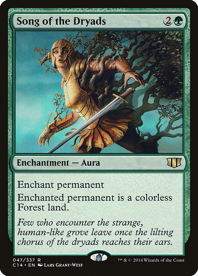 {R} Song of the Dryads [Commander 2014][C14 047]