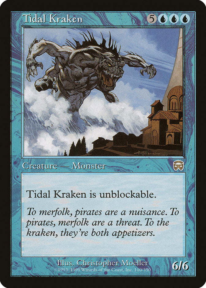 {R} Tidal Kraken [Mercadian Masques][MMQ 110]