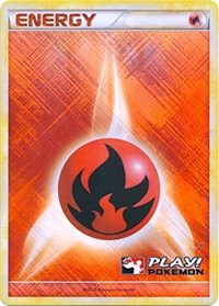 [BE] Fire Energy (2010 Play Pokemon Promo) [League & Championship Cards]