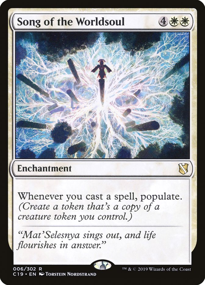 {R} Song of the Worldsoul [Commander 2019][C19 006]