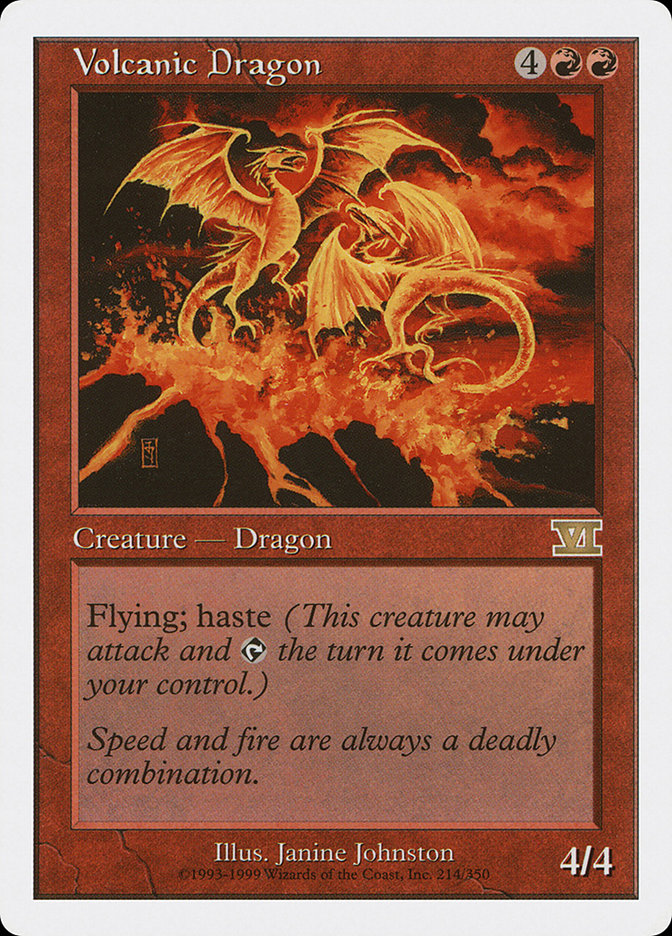 {R} Volcanic Dragon [Classic Sixth Edition][6ED 214]