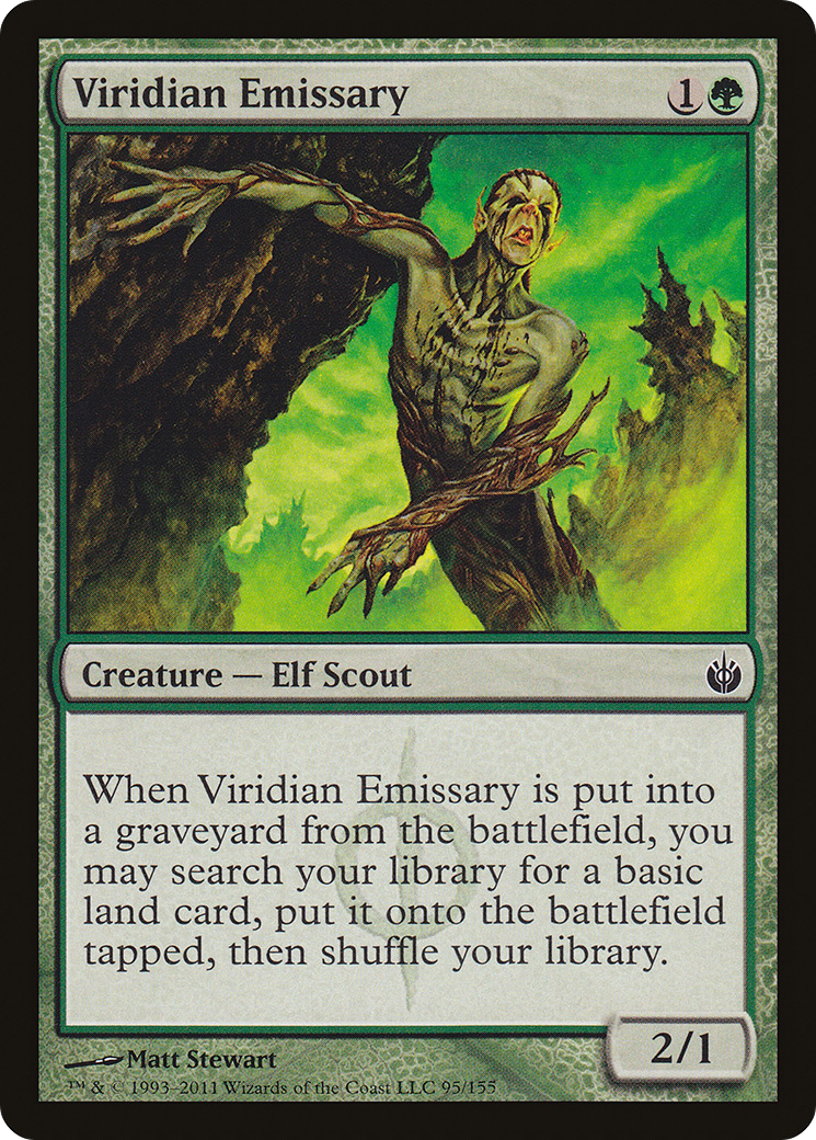 {C} Viridian Emissary [Mirrodin Besieged][MBS 095]