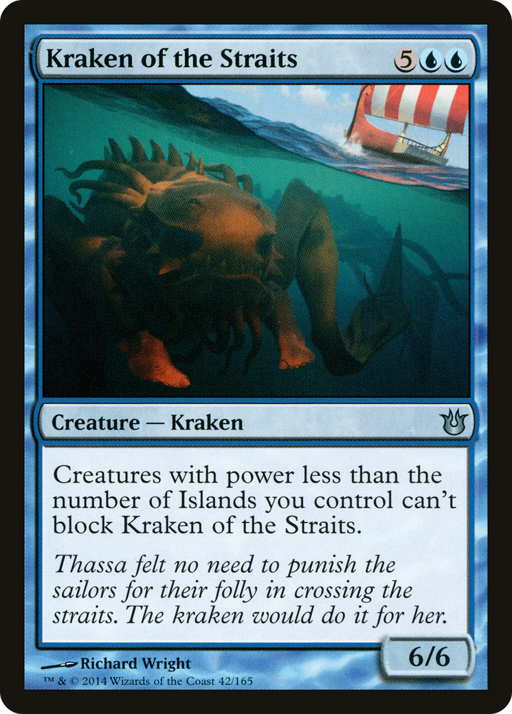 {C} Kraken of the Straits [Born of the Gods][BNG 042]