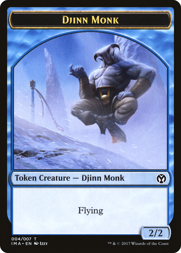 {T} Djinn Monk Token [Iconic Masters Tokens][TIMA 004]