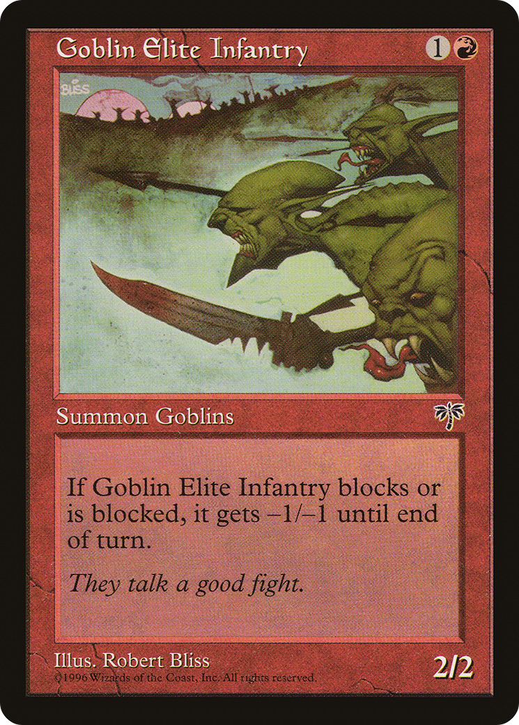 {C} Goblin Elite Infantry [Mirage][MIR 177]