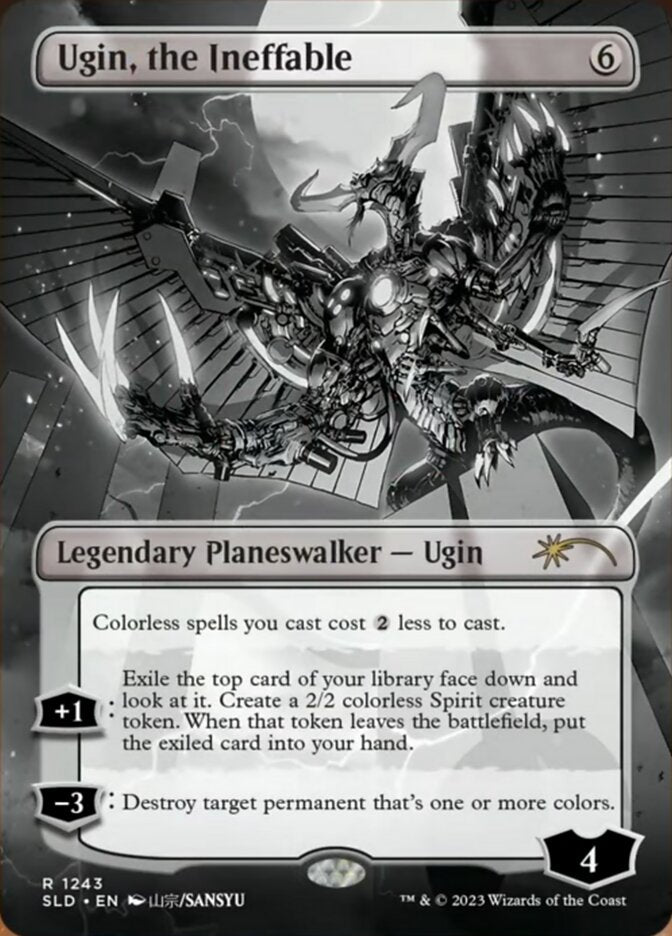 {R} Ugin, the Ineffable (Borderless) [Secret Lair Drop Series][SLD 1243]