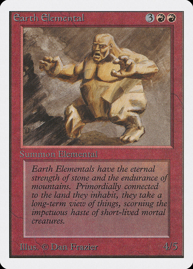 {C} Earth Elemental [Unlimited Edition][2ED 145]