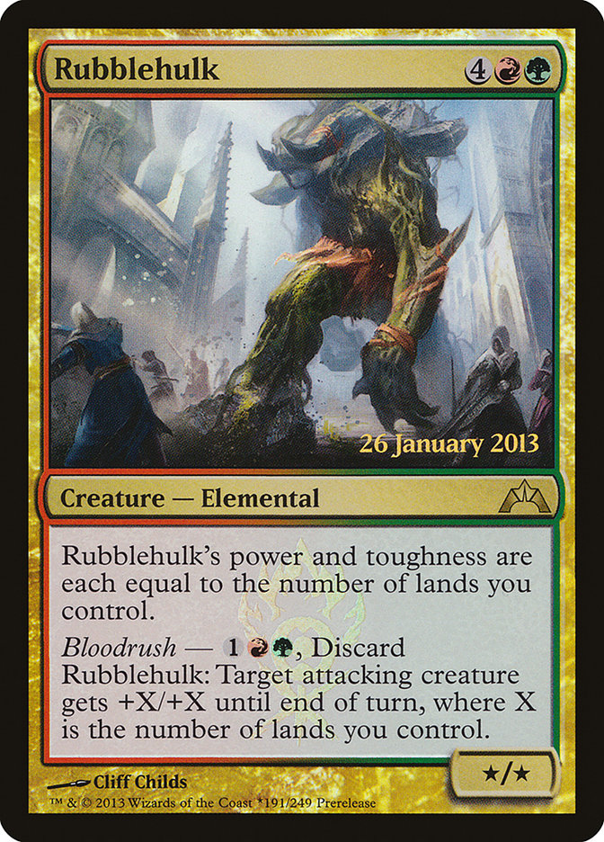 {R} Rubblehulk [Gatecrash Prerelease Promos][PR GTC 191]