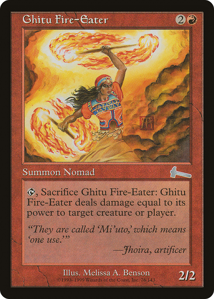 {C} Ghitu Fire-Eater [Urza's Legacy][ULG 076]