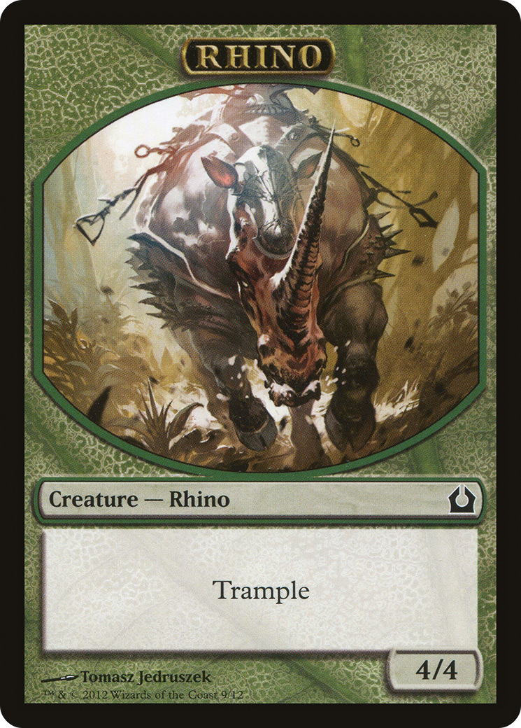 {T} Rhino Token [Return to Ravnica Tokens][TRTR 009]