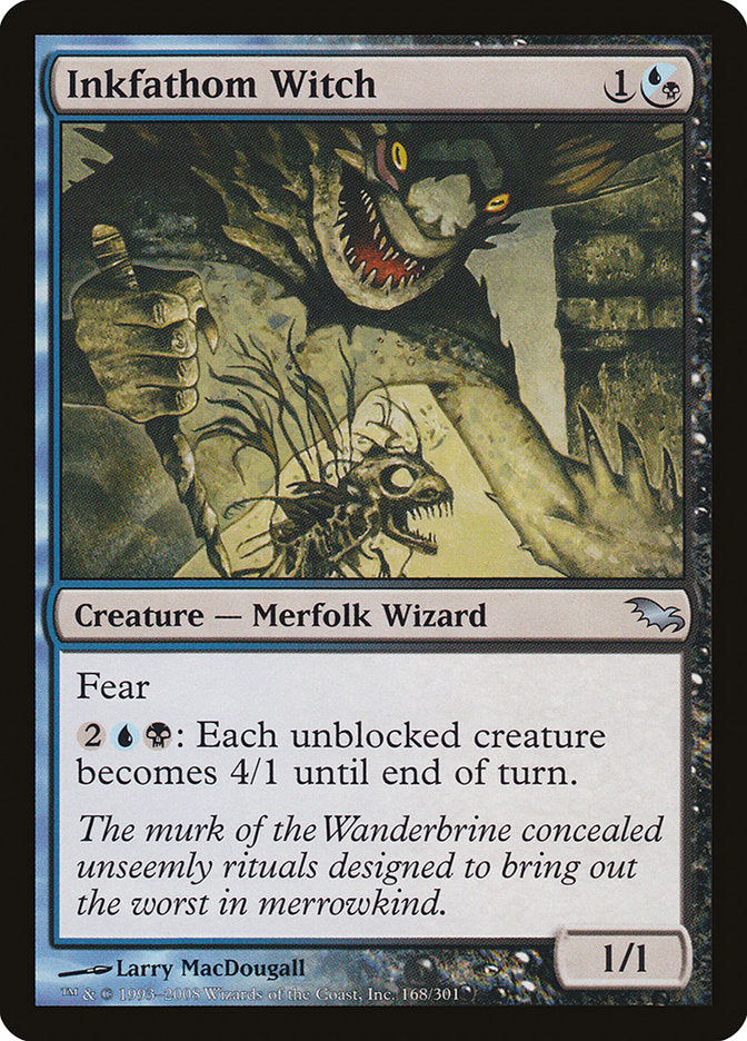 {C} Inkfathom Witch [Shadowmoor][SHM 168]