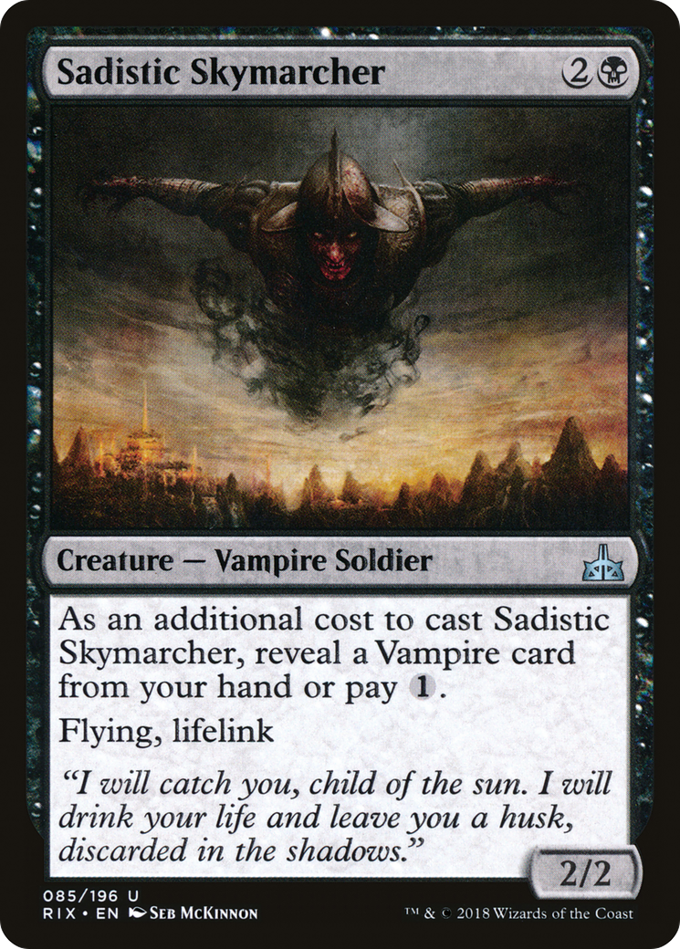 {C} Sadistic Skymarcher [Rivals of Ixalan][RIX 085]