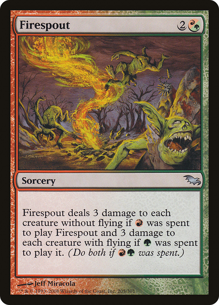 {C} Firespout [Shadowmoor][SHM 205]