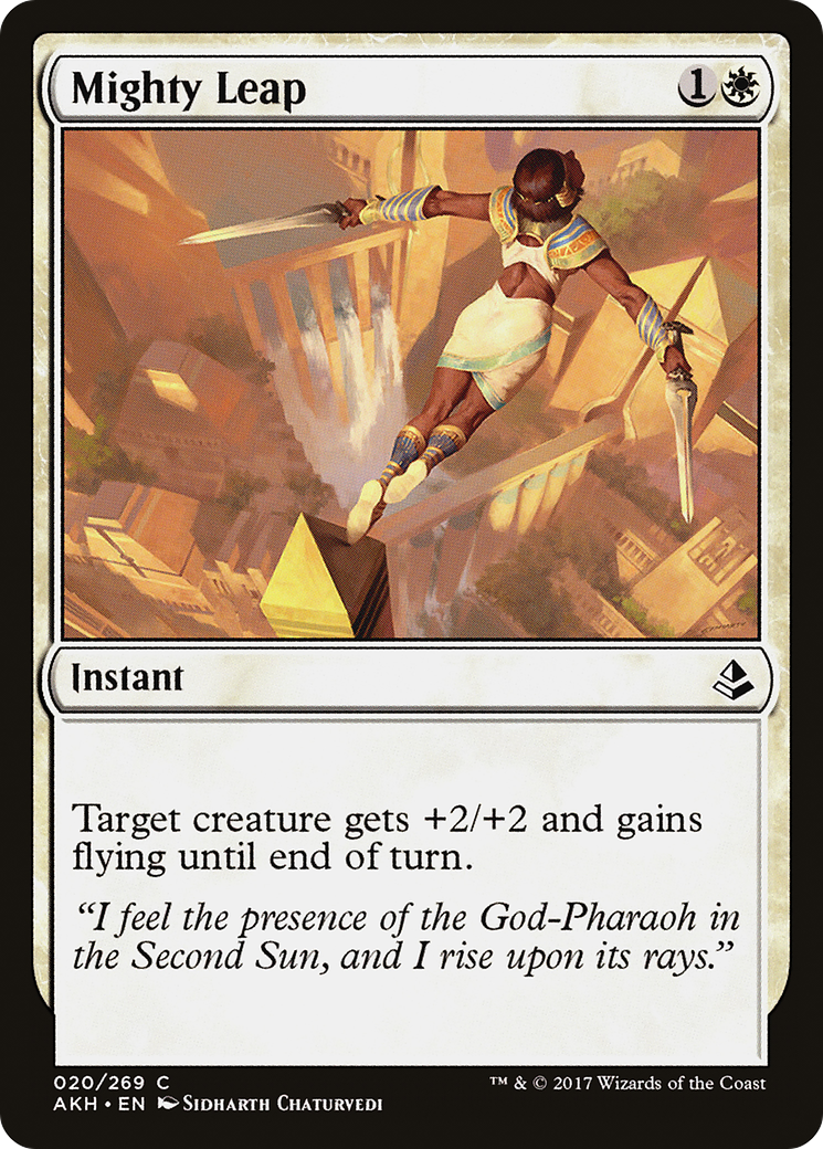 {C} Mighty Leap [Amonkhet][AKH 020]