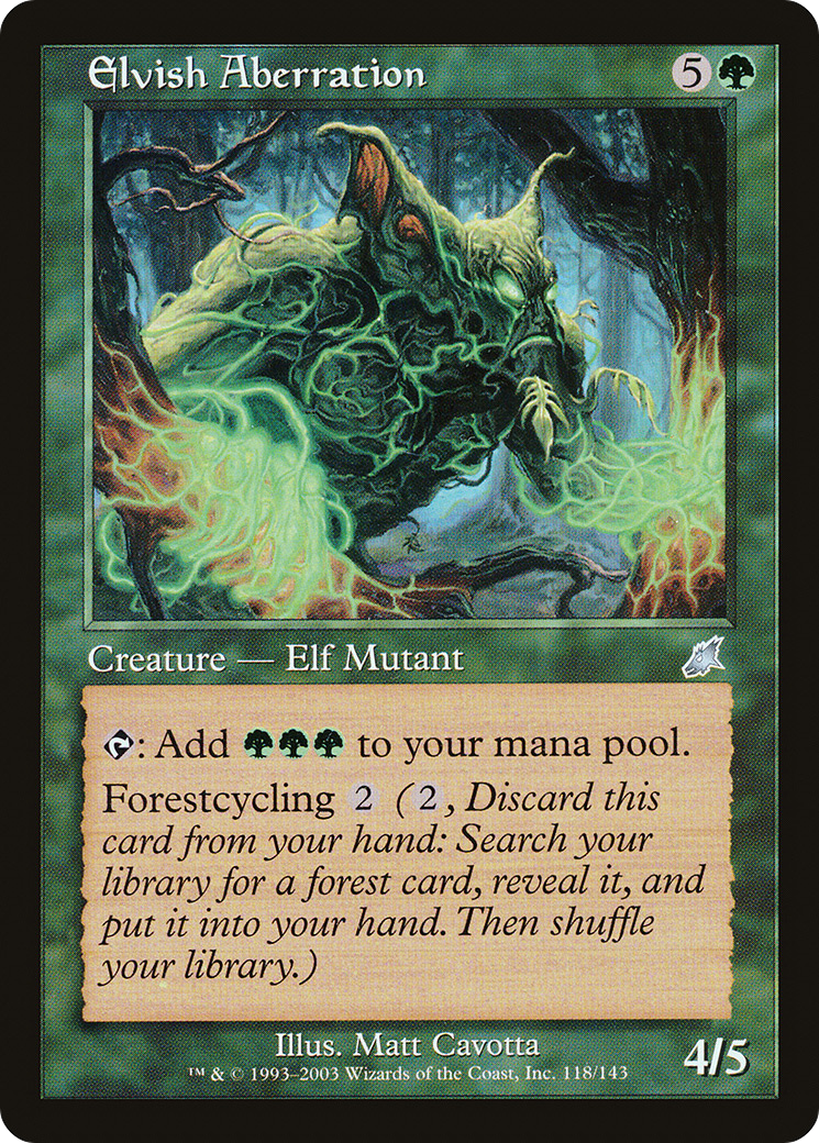 {C} Elvish Aberration [Scourge][SCG 118]