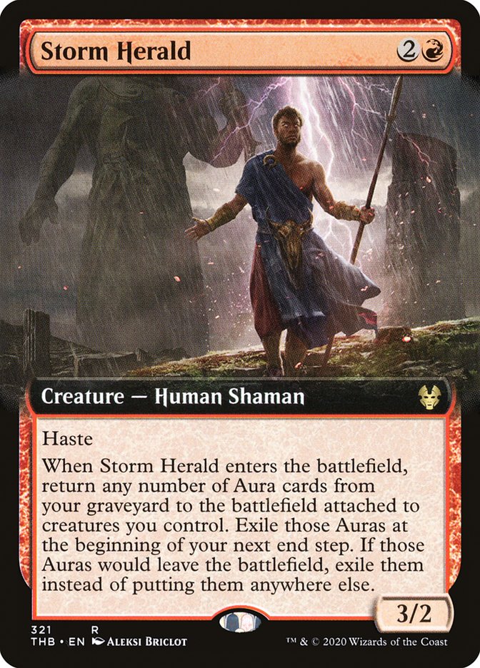 {R} Storm Herald (Extended Art) [Theros Beyond Death][THB 321]