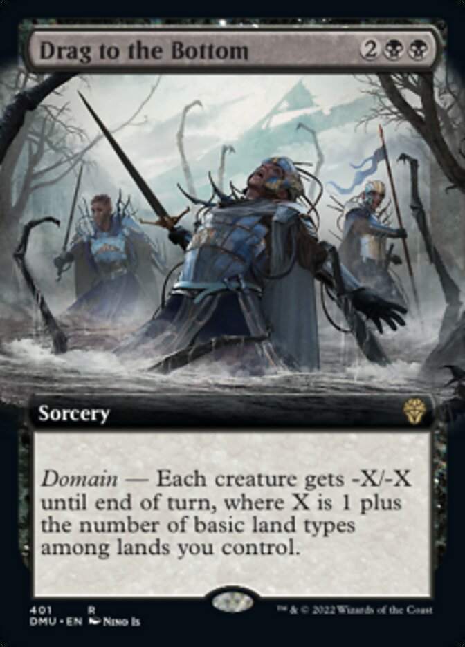 {@R} Drag to the Bottom (Extended Art) [Dominaria United][DMU 401]