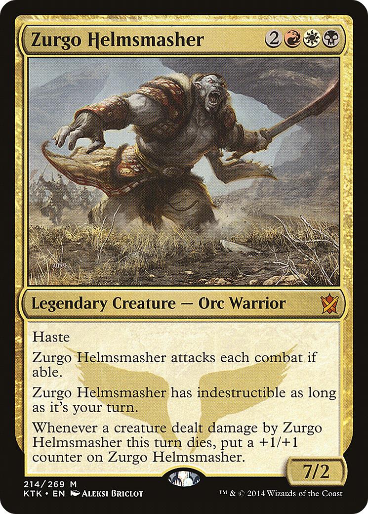 {R} Zurgo Helmsmasher [Khans of Tarkir][KTK 214]