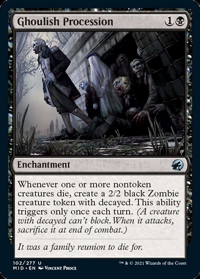 {C} Ghoulish Procession [Innistrad: Midnight Hunt][MID 102]