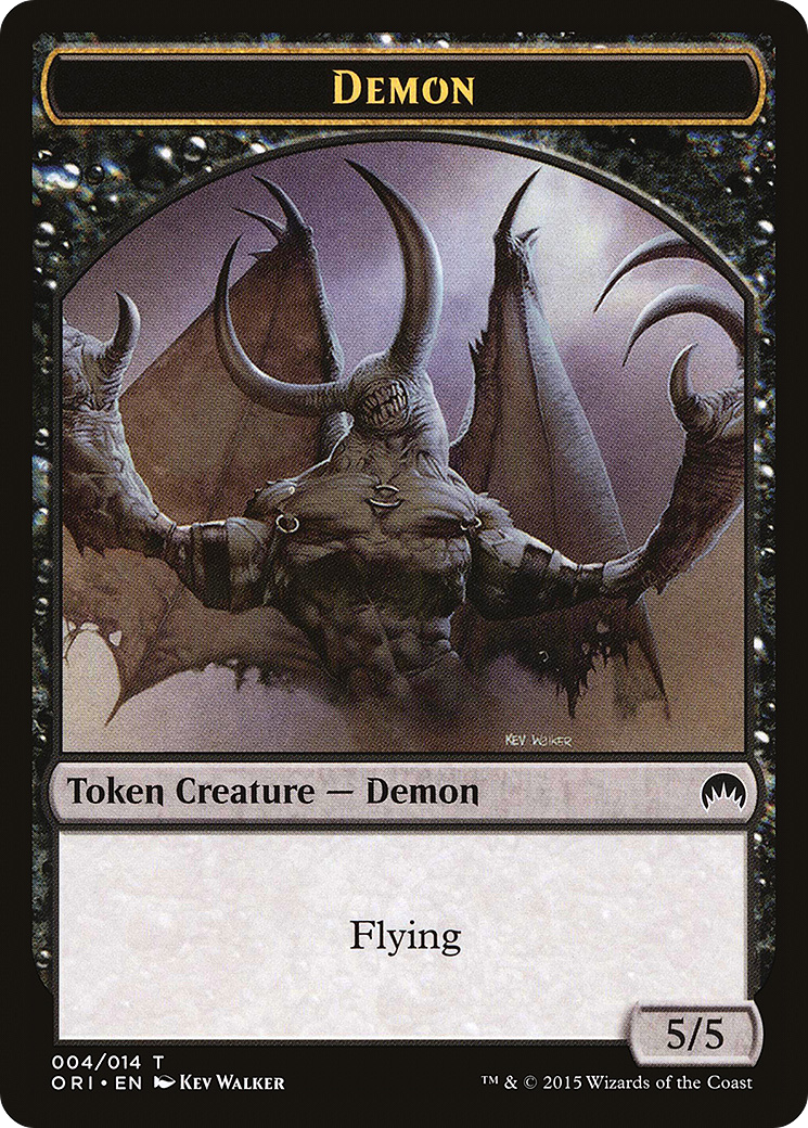 {T} Demon Token [Magic Origins Tokens][TORI 004]