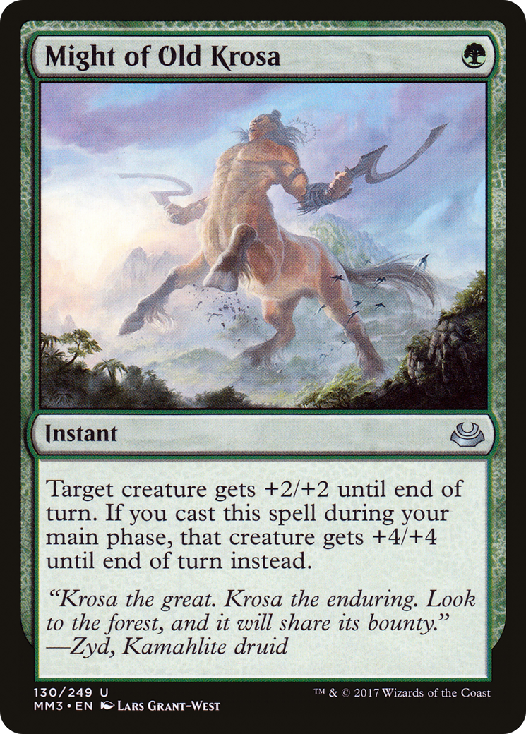 {C} Might of Old Krosa [Modern Masters 2017][MM3 130]