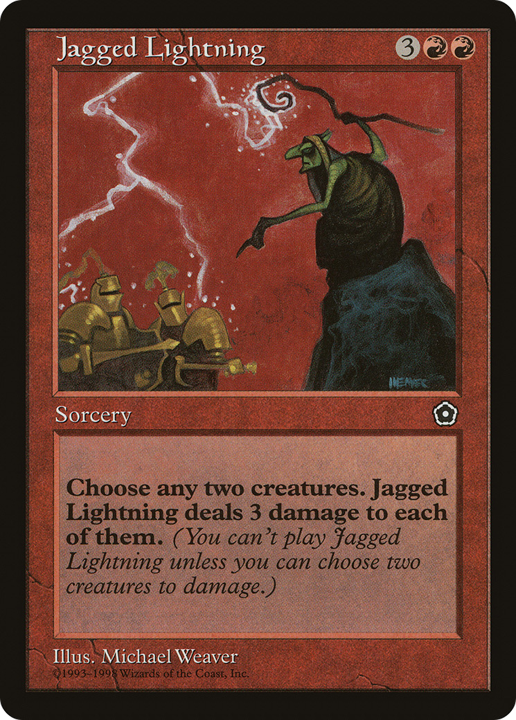 {C} Jagged Lightning [Portal Second Age][PO2 106]